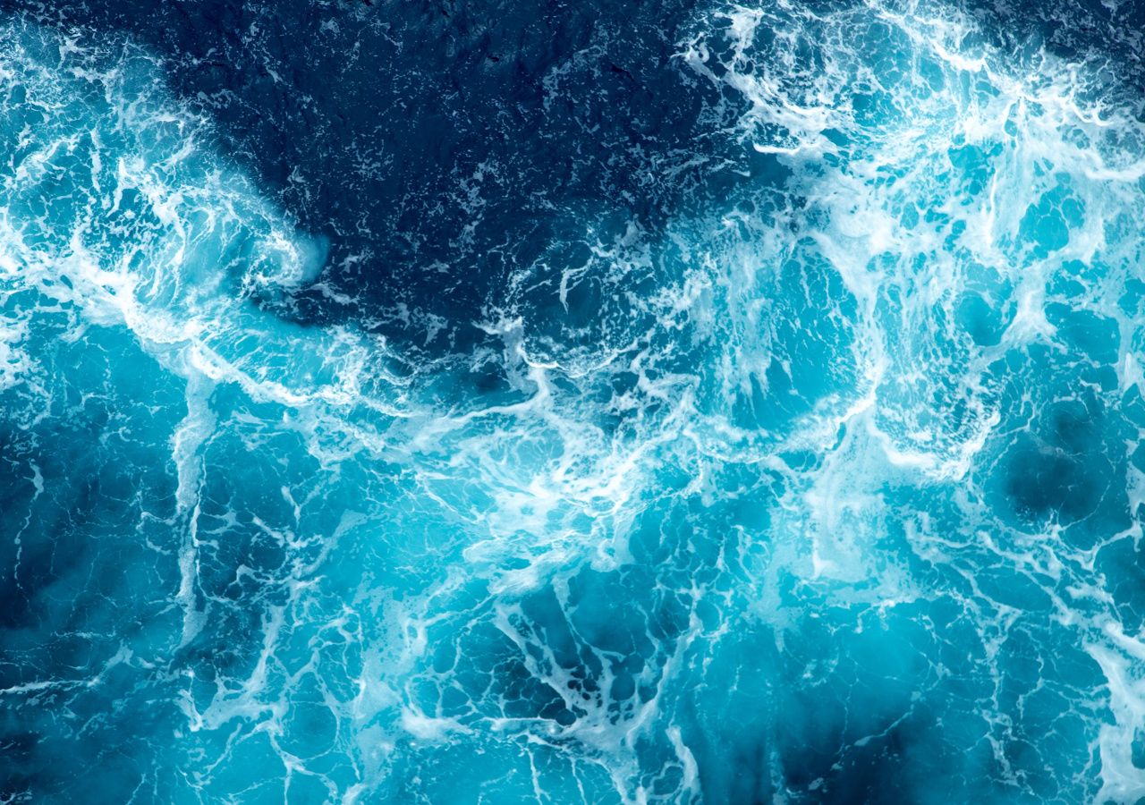 Imagem de um oceano sustentável
